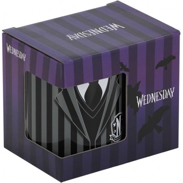 Taza Uniforme Wednesday Cerámica 380 mls