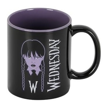 Taza Uniforme Wednesday Cerámica 380 mls