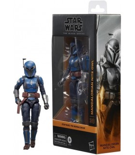 Figura Mandalorian Nite Owl Star Wars The Mandalorian Black Series Articulada 15 cms