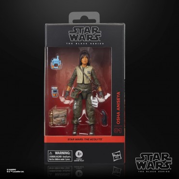 Figura Osha Aniseya Star Wars The Acolyte Black Series Articulada 15 cms