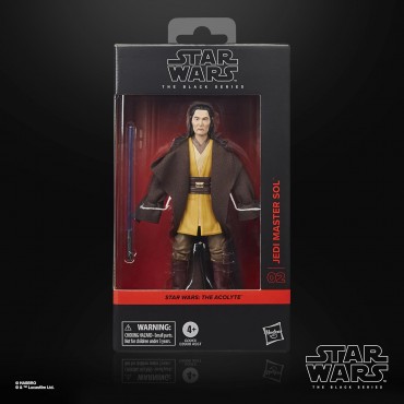 Figura Jedi Master Sol Star Wars The Acolyte Black Series Articulada 15 cms