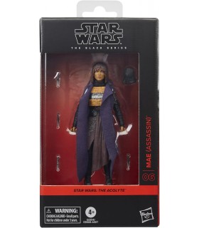 Figura Jedi Mae Assassin Star Wars The Acolyte Black Series Articulada 15 cms