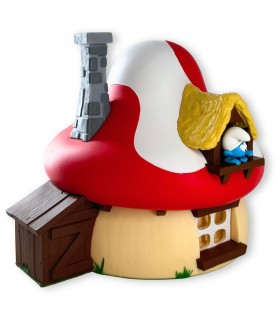 Hucha Casa Seta Los Pitufos 15 cms