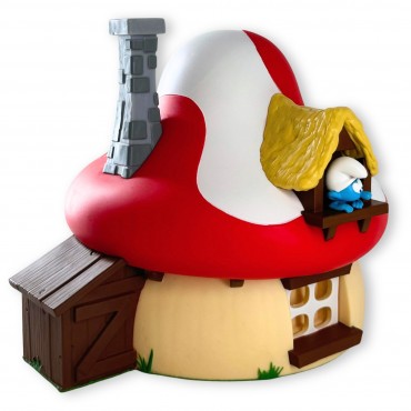 Hucha Casa Seta Los Pitufos 15 cms