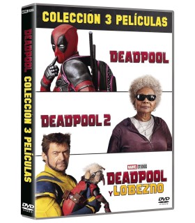 Deadpool + Deadpool 2 + Deadpool y Lobezno [DVD] (2016,2018,2024) Deadpool + Deadpool 2 + Deadpool & Wolverine