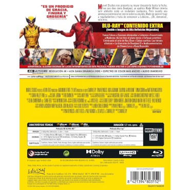 Deadpool y Lobezno [4K UHD,Blu-ray] (2024) Deadpool & Wolverine