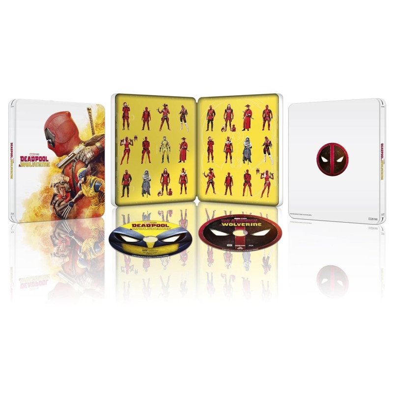 Deadpool y Lobezno, Steelbook 1 [4K UHD,Blu-ray] (2024) Deadpool & Wolverine