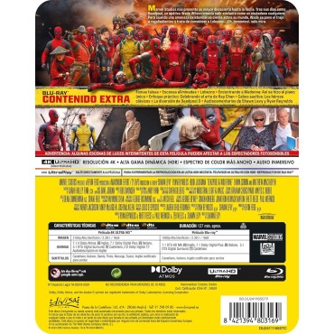 Deadpool y Lobezno, Steelbook 1 [4K UHD,Blu-ray] (2024) Deadpool & Wolverine