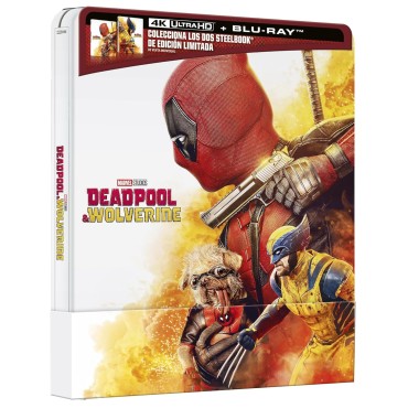 Deadpool y Lobezno, Steelbook 1 [4K UHD,Blu-ray] (2024) Deadpool & Wolverine
