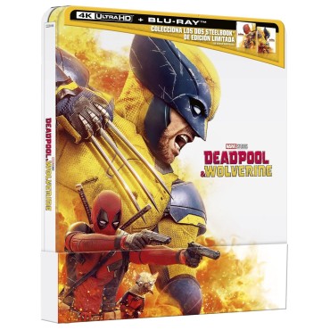 Deadpool y Lobezno, Steelbook 2 [4K UHD,Blu-ray] (2024) Deadpool & Wolverine