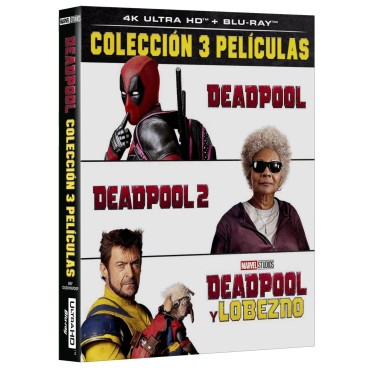Deadpool + Deadpool 2 + Deadpool y Lobezno [4K UHD,Blu-ray] (2016,2018,2024) Deadpool + Deadpool 2 + Deadpool & Wolverine