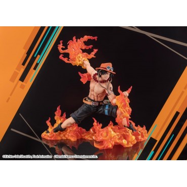 Figura Portgas D. Ace One Piece Bounty Rush 5 Aniversario Figuarts Zero Diorama 17 cms