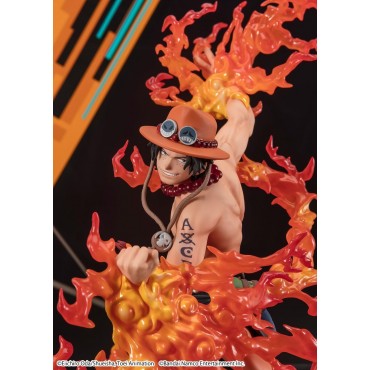 Figura Portgas D. Ace One Piece Bounty Rush 5 Aniversario Figuarts Zero Diorama 17 cms