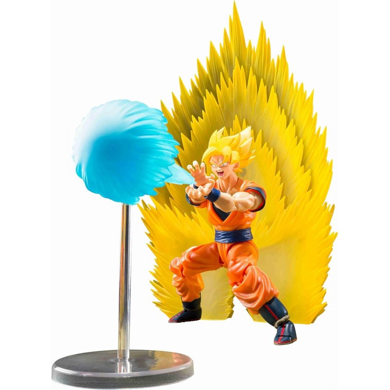 Figura Super Saiyan Son Goku's Effect Part Set Teleport Kamehameha Dragon Ball Z 15 cms