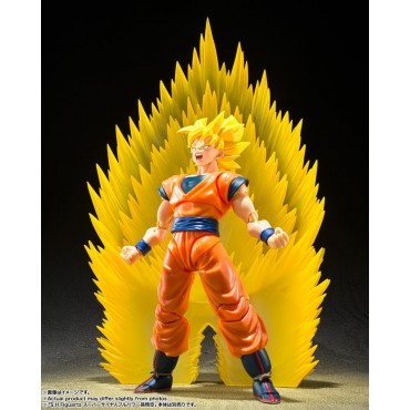 Figura Super Saiyan Son Goku's Effect Part Set Teleport Kamehameha Dragon Ball Z 15 cms