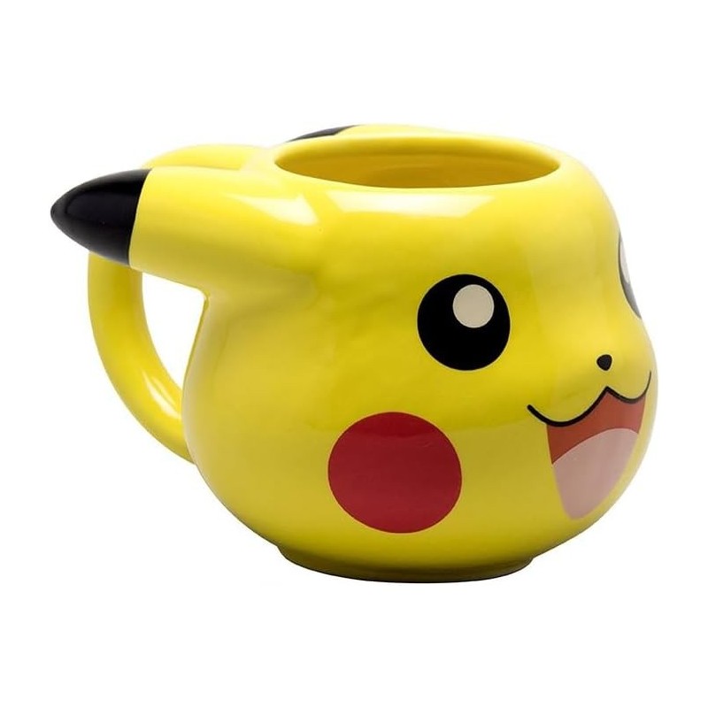 Taza Pikachu 3D Pokémon Cerámica 500 mls