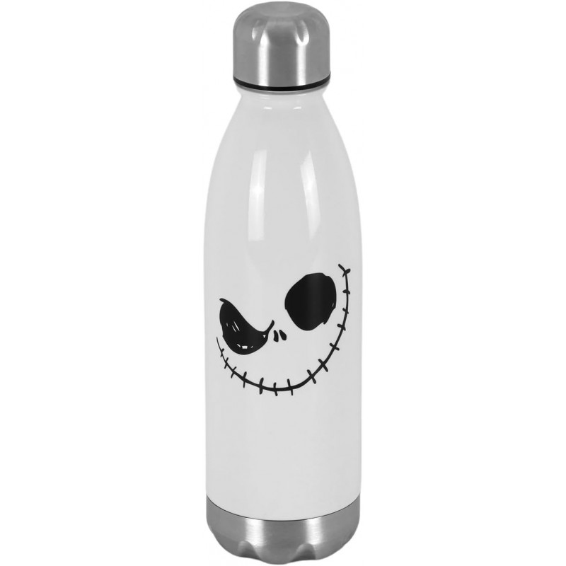 Botella Cara De Jack Skellington Pesadilla Antes De Navidad Disney Termo Metálica 700 mls