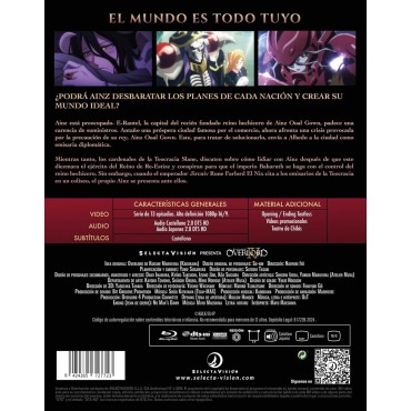 Overlord. Temporada  4 Bluray edición coleccionistas A4 (Ed. Hasta fin de existencias) [Blu-ray] (2024) Overlord Sei Ōkoku-hen