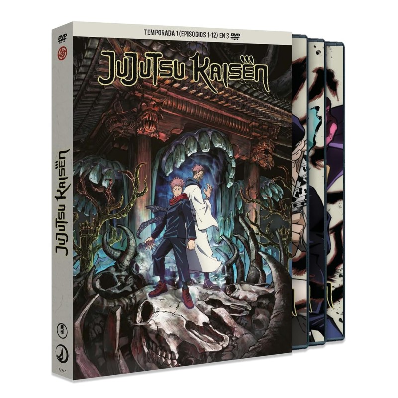 Jujutsu Kaisen, Temporada 1. Parte 1, Episodios 1 a 12 [DVD] (2020) Jujutsu Kaisen