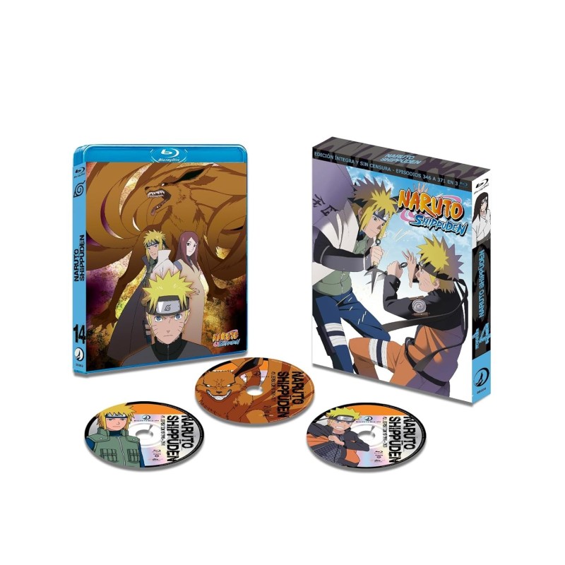 Naruto: Shippûden BOX14 DVD 346 a 371 (26 episodios) [Blu-ray] (2007) Naruto: Shippûden
