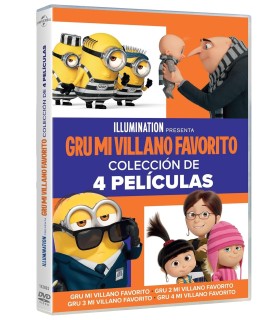 Gru 4. Mi Villano Favorito 1-4 [DVD] (2024) Despicable Me 4