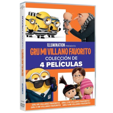 Gru 4. Mi Villano Favorito 1-4 [DVD] (2024) Despicable Me 4
