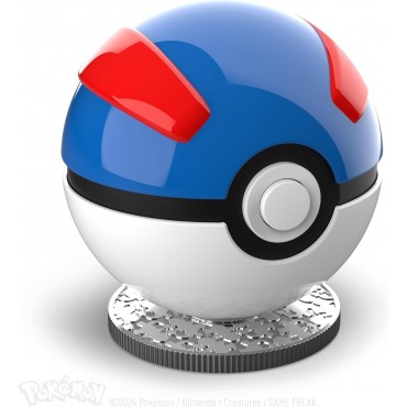 Réplica Electrónica Mini Great Ball Pokémon 8 cms