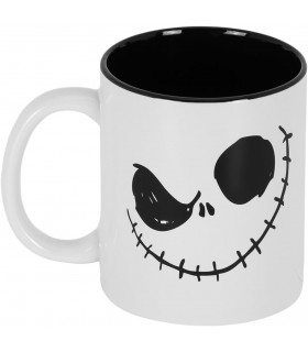 Taza Jack's Face Pesadilla Antes De Navidad Disney Cerámica 320 mls