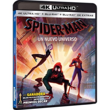 Spider-Man: Un Nuevo Universo [4K UHD,Blu-ray] (2018) Spider-Man: Into the Spider-Verse