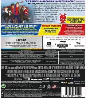 Spider-Man: Un Nuevo Universo [4K UHD,Blu-ray] (2018) Spider-Man: Into the Spider-Verse