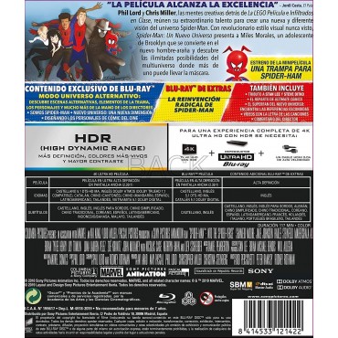 Spider-Man: Un Nuevo Universo [4K UHD,Blu-ray] (2018) Spider-Man: Into the Spider-Verse