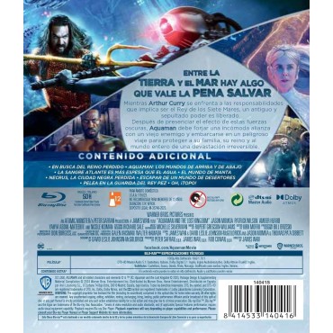 Aquaman y el Reino Perdido [Blu-ray] (2023) Aquaman and The Lost Kingdom
