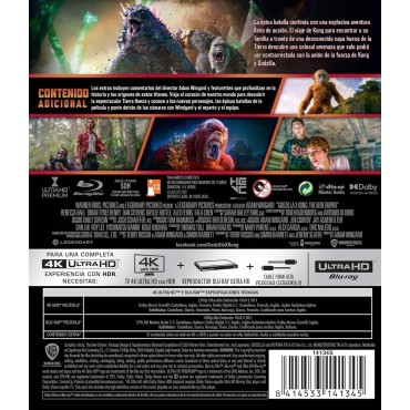 Godzilla y Kong: el Nuevo Imperio [4K UHD,Blu-ray] (2024) Godzilla x Kong: The New Empire