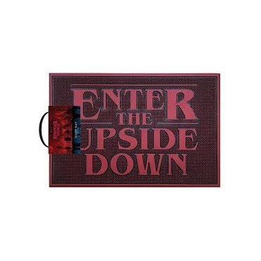 Felpudo Welcome To The Upside Down Stranger Things De Caucho Alfombrilla  