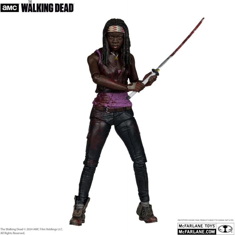 Figura Michonne The Walking Dead Articulada 12 cms