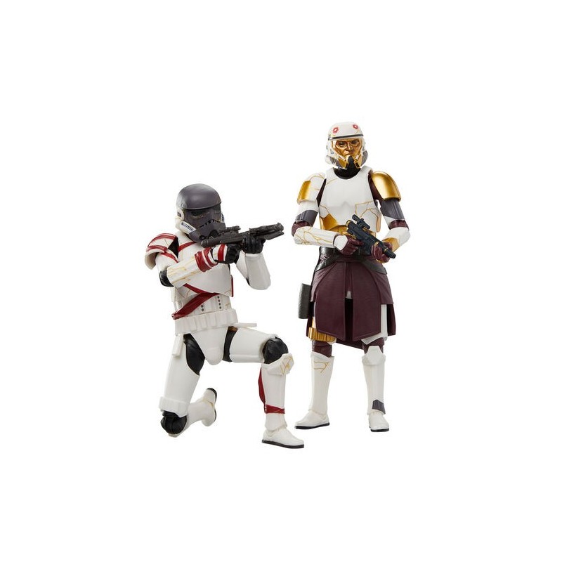 Set Figuras Capitán Enoch & Night Trooper Star Wars Ahsoka Articuladas 15 cms