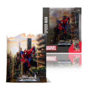Figura Spider-Man Marvel Estatua Diorama 18 cms