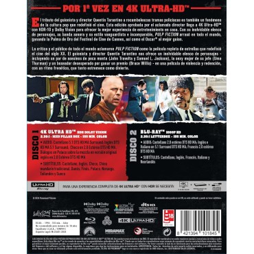 Pulp Fiction (Edición especial Funda) [4K UHD,Blu-ray] (1994)