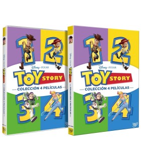 Toy Story + Toy Story 2 + Toy Story 3 + Toy Story 4 [DVD] (1995,1999,2010,2019)