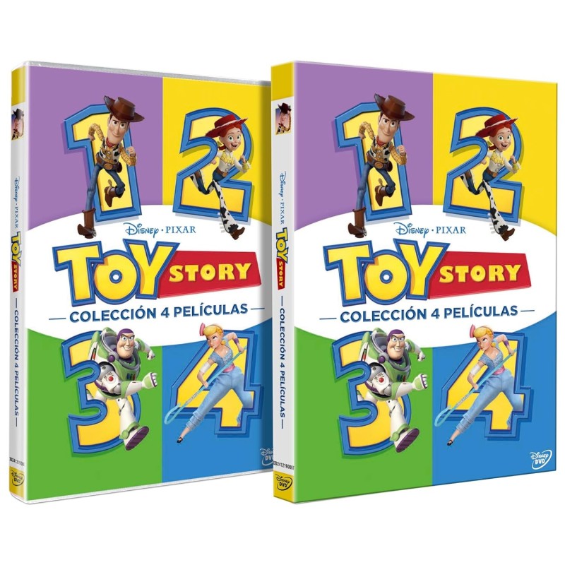 Toy Story + Toy Story 2 + Toy Story 3 + Toy Story 4 [DVD] (1995,1999,2010,2019)