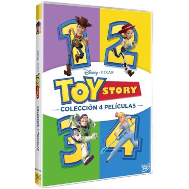 Toy Story + Toy Story 2 + Toy Story 3 + Toy Story 4 [DVD] (1995,1999,2010,2019)