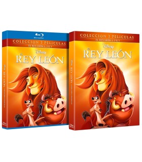 El Rey León + El Rey León 2: El Tesoro de Simba + El Rey León 3: Hakuna Matata [Blu-ray] (1994,1998,2004) The Lion King + The Li