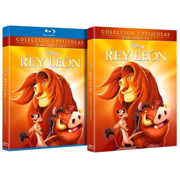 El Rey León + El Rey León 2: El Tesoro de Simba + El Rey León 3: Hakuna Matata [Blu-ray] (1994,1998,2004) The Lion King + The Li