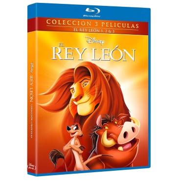 El Rey León + El Rey León 2: El Tesoro de Simba + El Rey León 3: Hakuna Matata [Blu-ray] (1994,1998,2004) The Lion King + The Li