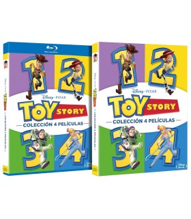 Toy Story + Toy Story 2 + Toy Story 3 + Toy Story 4 [Blu-ray] (1995,1999,2010,2019)