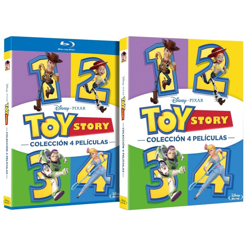 Toy Story + Toy Story 2 + Toy Story 3 + Toy Story 4 [Blu-ray] (1995,1999,2010,2019)
