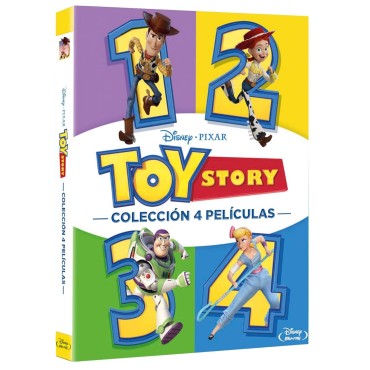 Toy Story + Toy Story 2 + Toy Story 3 + Toy Story 4 [Blu-ray] (1995,1999,2010,2019)