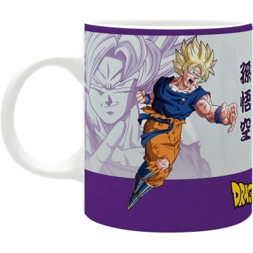 Taza Goku Vs Freezer Dragon Ball Z  Cerámica 320 mls