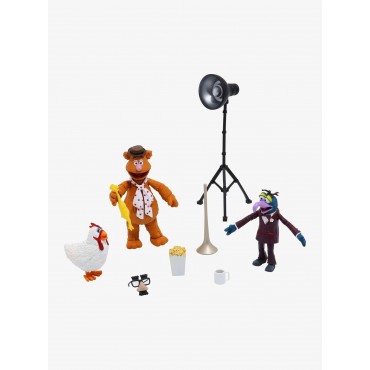 Set 2 Figuras Fozzie Y Gonzo The Muppets Los Teleñecos Articuladas 11 cms