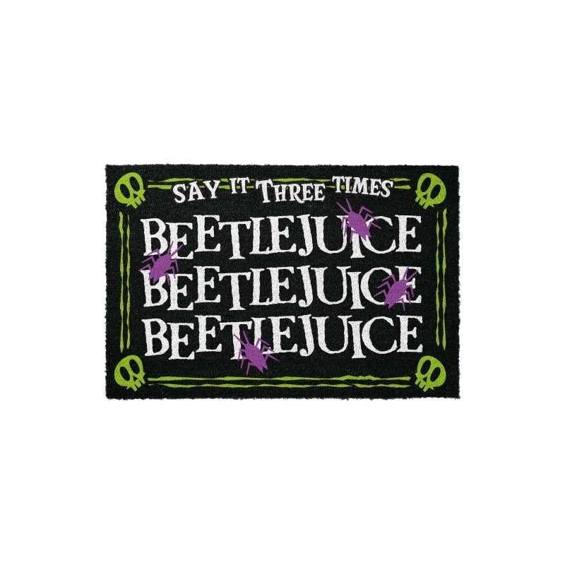 Felpudo Say It Three Times Beetlejuice 60 x 40 cms